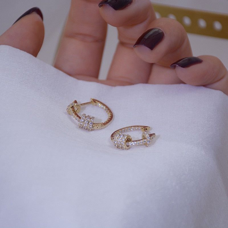 Amina Micro-Inlaid 14K Gold Plated Nail Jewelry Set