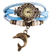 FREE Dolphin Bracelet Wrist Watch-Watch-Kirijewels.com-Sky Blue-Kirijewels.com