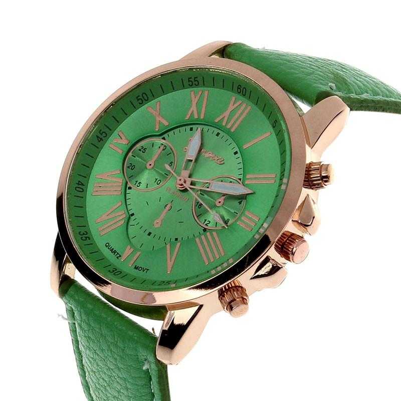 Roman Numerals Watch-Watch-Kirijewels.com-Green-Kirijewels.com