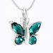 Locket Cremation Memorial Urn Butterfly Necklace - Kirijewels.com