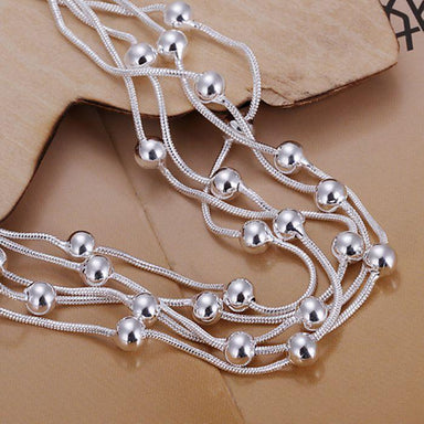 Fine Fashion 925 Silver Plated Bracelet-Chain & Link Bracelets-Kirijewels.com-silver-Kirijewels.com