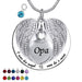Family Cremation Angel Heart Wings Urn Necklace - Kirijewels.com