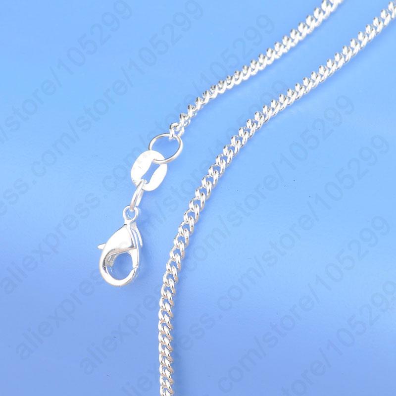 Genuine 925 Sterling Silver Chain Necklace Set - Kirijewels.com