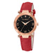 Ava Leather Band Luxury Diamond Watch - Kirijewels.com