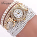 Free Duoya Crystal Rhinestone Wristwatch-Women's Watches-Kirijewels.com-White-Kirijewels.com