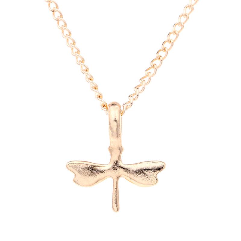 Dragonfly Spirit Necklace-Pendant Necklaces-Kirijewels.com-No Card-gold-Kirijewels.com