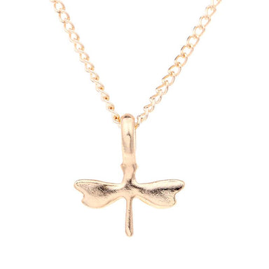 Dragonfly Spirit Necklace-Pendant Necklaces-Kirijewels.com-Have Card-gold-Kirijewels.com