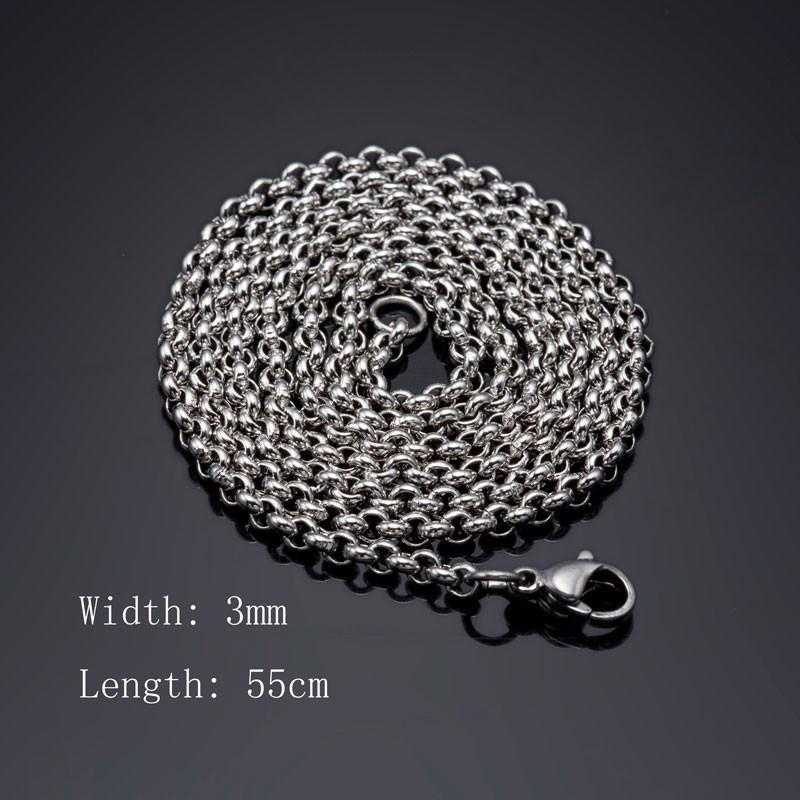 Stainless Steel Snake Chain Necklace-Necklace-Kirijewels.com-Silver 6-Kirijewels.com