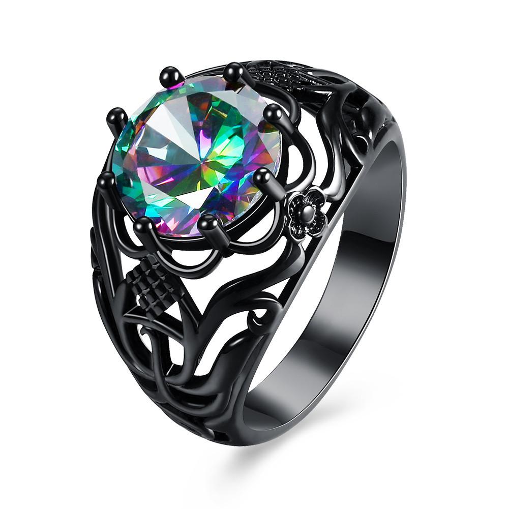 FREE Luxury Vintage Black Zirconia Ring-Rings-Kirijewels.com-6-Multi-Kirijewels.com