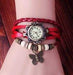 Butterfly Cow Leather Watch/2-Women's Watches-Kirijewels.com-Red-Kirijewels.com