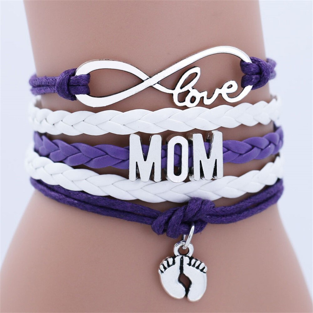 Amelia Infinity Love Mother Charm Bracelet