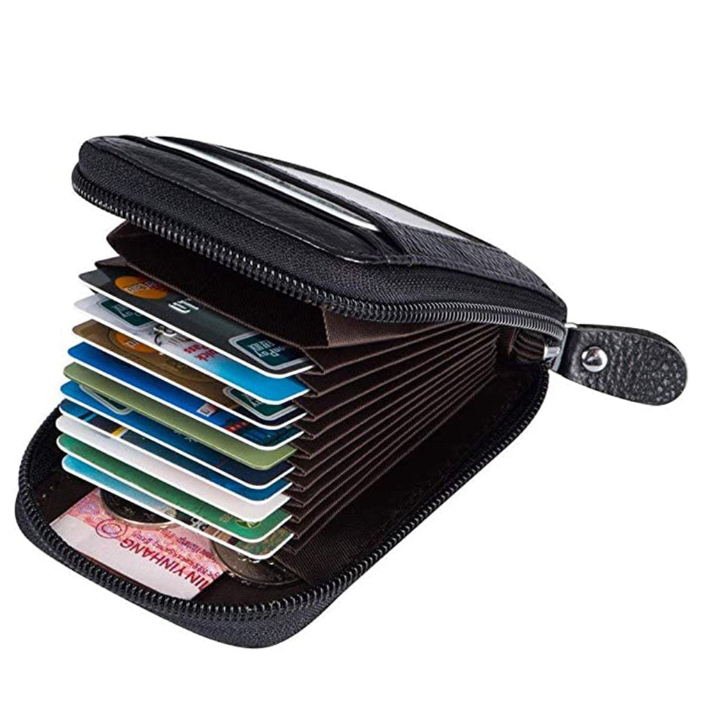 Leather Casual Passport Coin Credit Card Holder