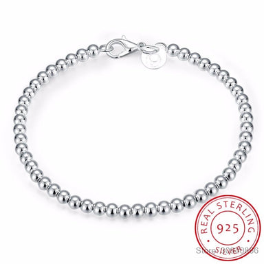 LEKANI 100% 925 Real Sterling Silver Beads Bracelet - Kirijewels.com