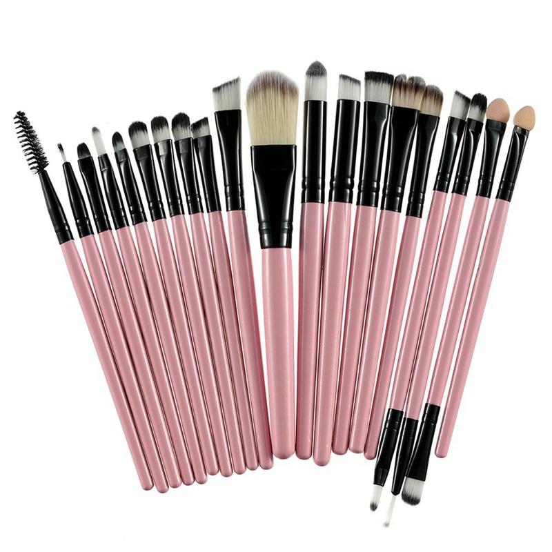 Beauty Tool Professional Makeup Brushes Set-Makeup Brushes-Kirijewels.com-Black and Pink-Kirijewels.com