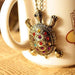 Turtle Necklace-Necklace-Kirijewels.com-Golden Turtle-Kirijewels.com