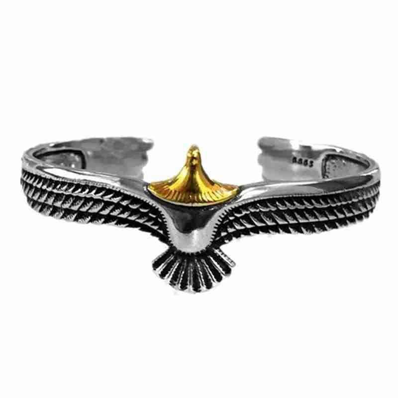 Flying Eagle Adjustable Feather Bracelet