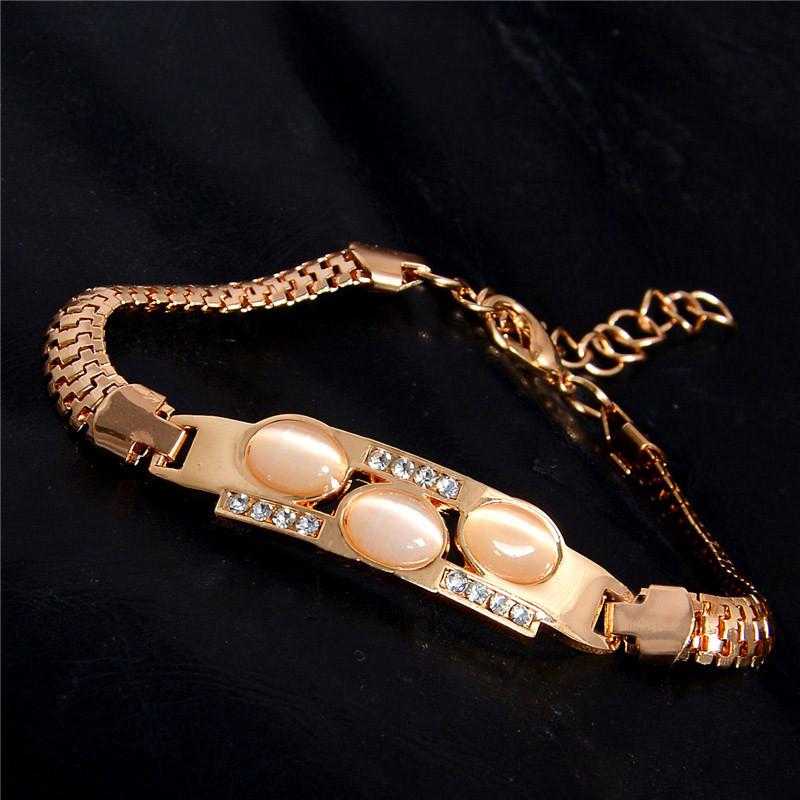 Opal Gemstone Bracelet-Bracelet-Kirijewels.com-8-Gold Plated-Kirijewels.com