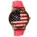 American Flag Watch-Watch-Kirijewels.com-Red-Kirijewels.com