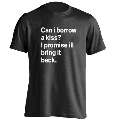 T-Shirt Borrow A Kiss-T-Shirts-Kirijewels.com-Black-L-Kirijewels.com