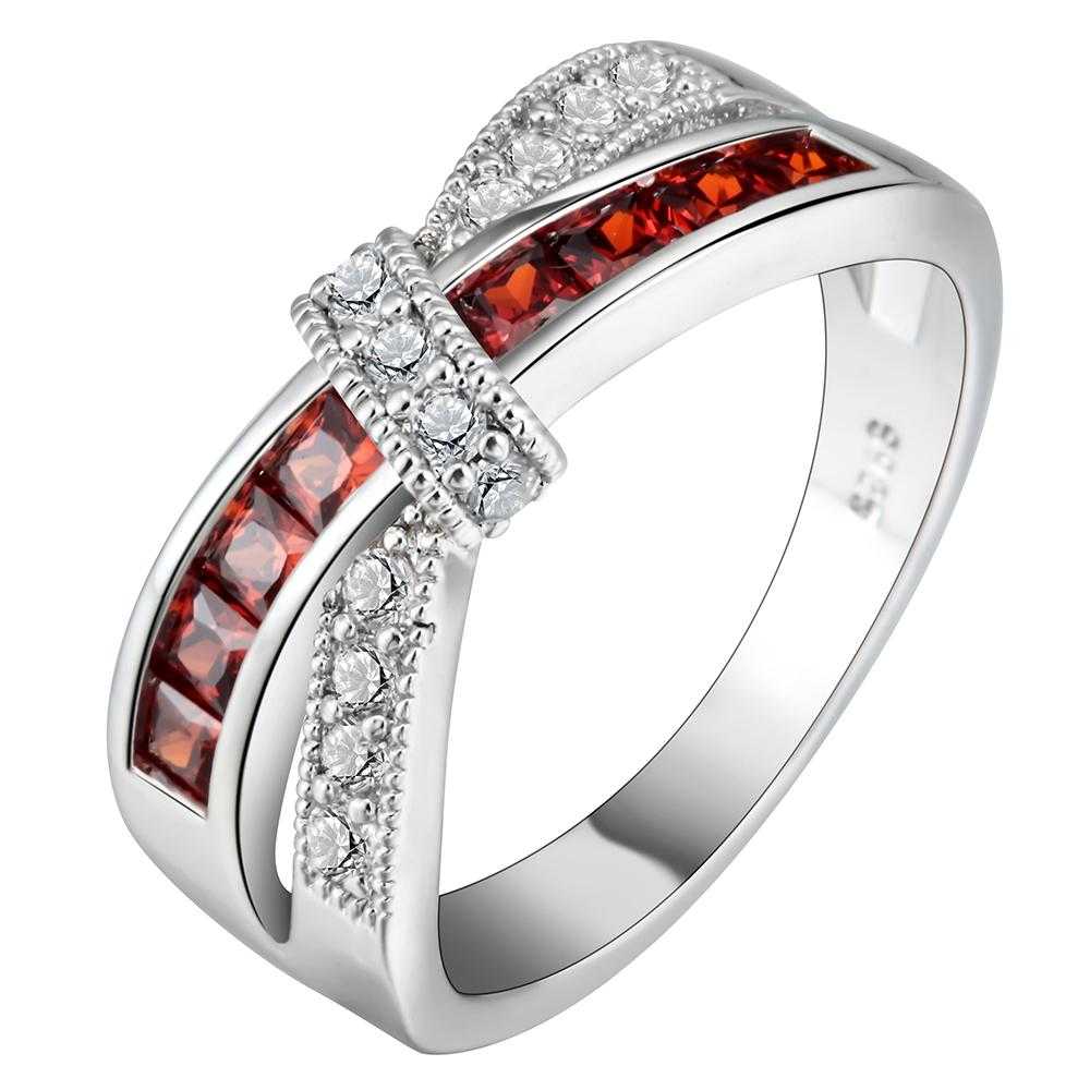 Cross Amethyst Wedding Ring-Ring-Kirijewels.com-6-red silver-Kirijewels.com