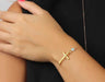 Chain Cross Bracelet-Bracelet-Kirijewels.com-Gold-color-Kirijewels.com