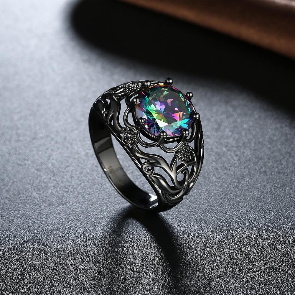 FREE Luxury Vintage Black Zirconia Ring-Rings-Kirijewels.com-6-Pink-Kirijewels.com