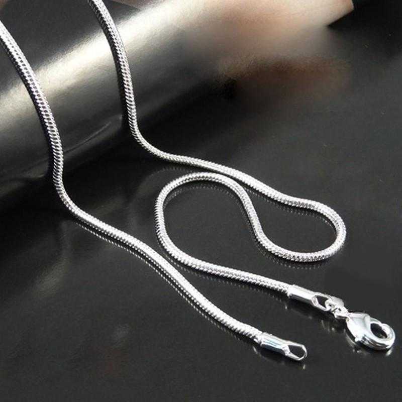 Free Sterling Silver Fine Chain Necklace-Necklace-Kirijewels.com-24 inchs-silver-Kirijewels.com
