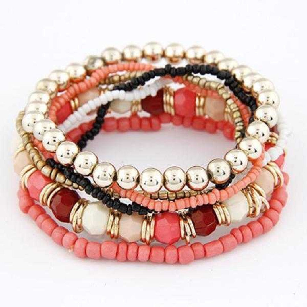 Multi Layer Beads Bracelet