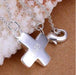 Free Sterling Silver Cross Chain Necklace-Necklace-Kirijewels.com-silver-Kirijewels.com