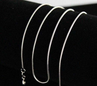 Silver Sterling Snake Chain Necklace/2-Necklace-Kirijewels.com-16 inchs-Silver-Kirijewels.com