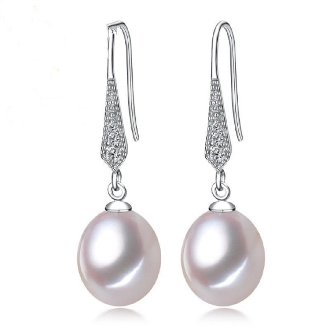 Nymph Pure Natural Stone Pearl Earrings
