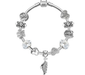Angel Wing Bracelet-Charm Bracelets-Kirijewels.com-18cm Length-White-Kirijewels.com