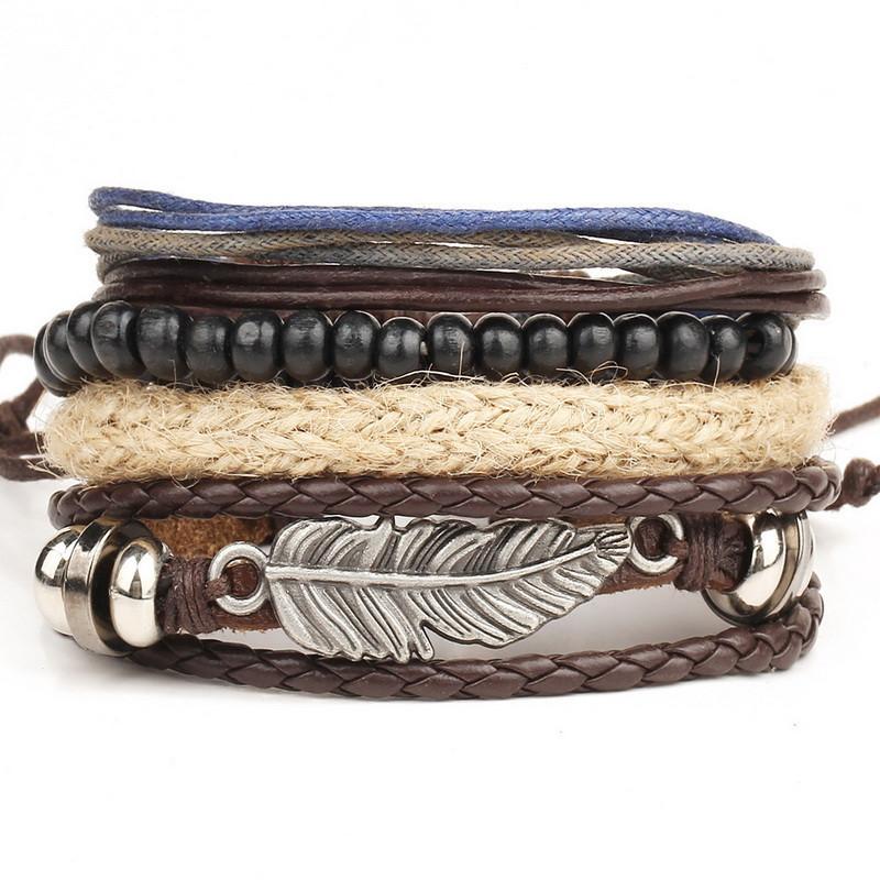 Multi-layer Leather Bead Bracelet — Kirijewels.com