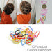 Free Black Elastic Hair Bands-Hair Accessories-Kirijewels.com-Multi Colorful-Kirijewels.com