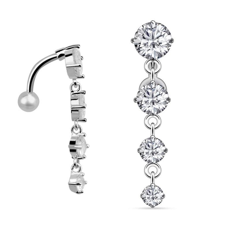 Surgical Steel Navel Belly Button Ring - Kirijewels.com