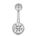 Surgical Steel Navel Belly Button Ring - Kirijewels.com