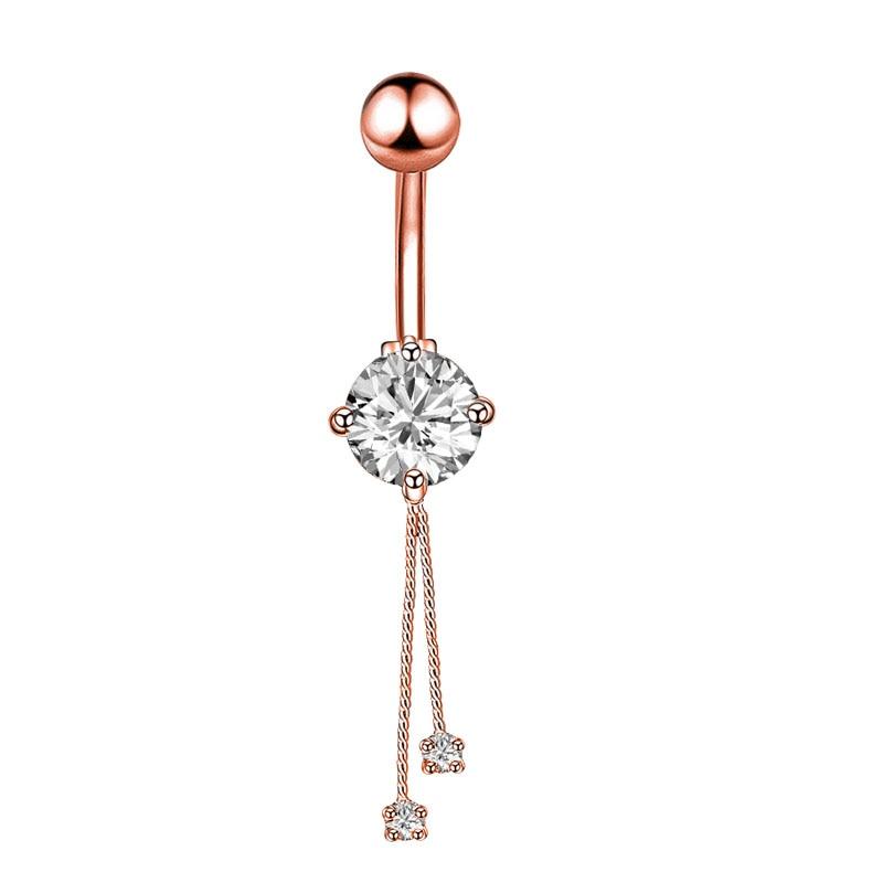 Surgical Steel Navel Belly Button Ring - Kirijewels.com