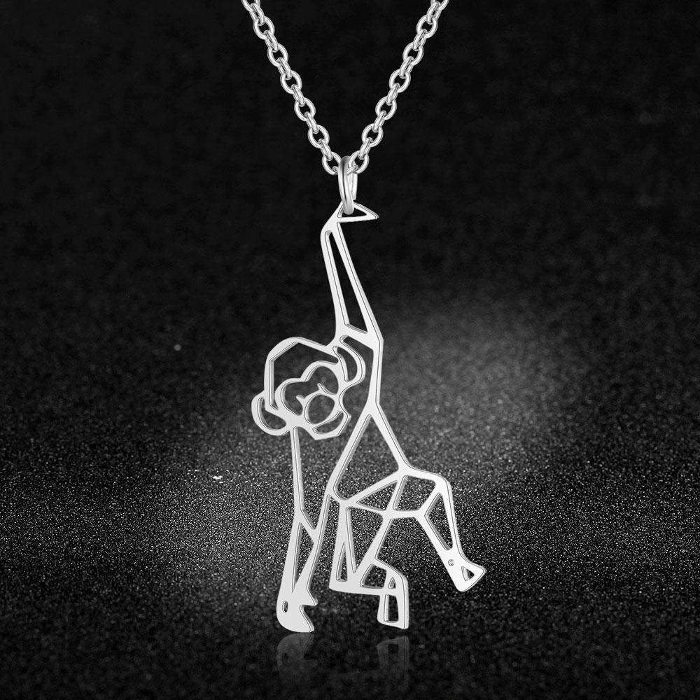 Chim Chim Stainless Steel Monkey Necklace - Kirijewels.com