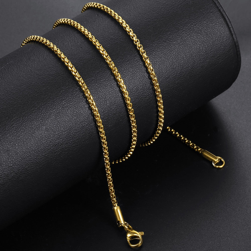 Faith Figaro Rope Link Chain Gold Filled Necklace