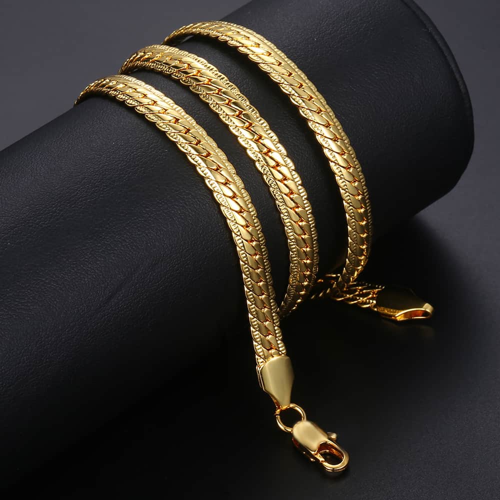 Faith Figaro Rope Link Chain Gold Filled Necklace