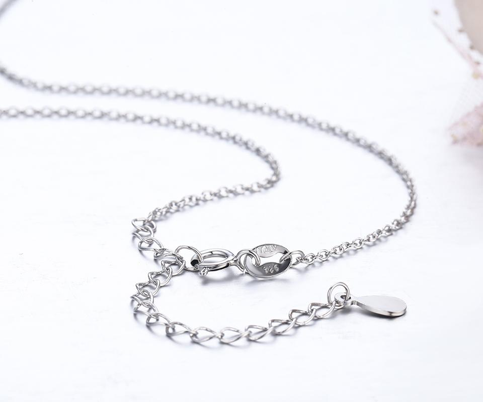 Cross Rolo Sterling Silver Chain Necklace-Chain Necklaces-Kirijewels.com-45cm-Silver-Kirijewels.com