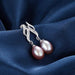 Love Mother Natural Pearl Stud Earrings-Stud Earrings-Kirijewels.com-black pearl-Kirijewels.com