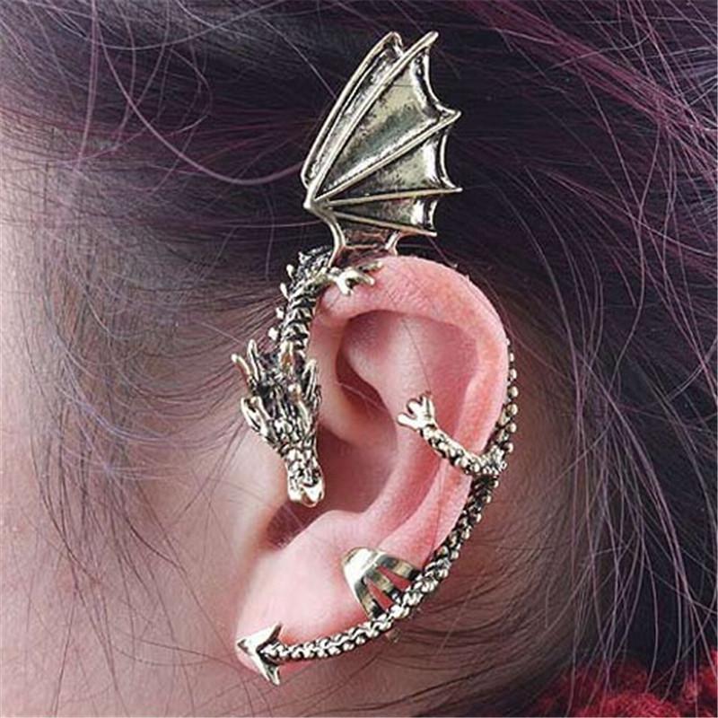 Dragon Stud Earrings-Stud Earrings-Kirijewels.com-bronze-Kirijewels.com