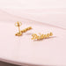 Ava Handmade Custom Name Plate Earrings - Kirijewels.com