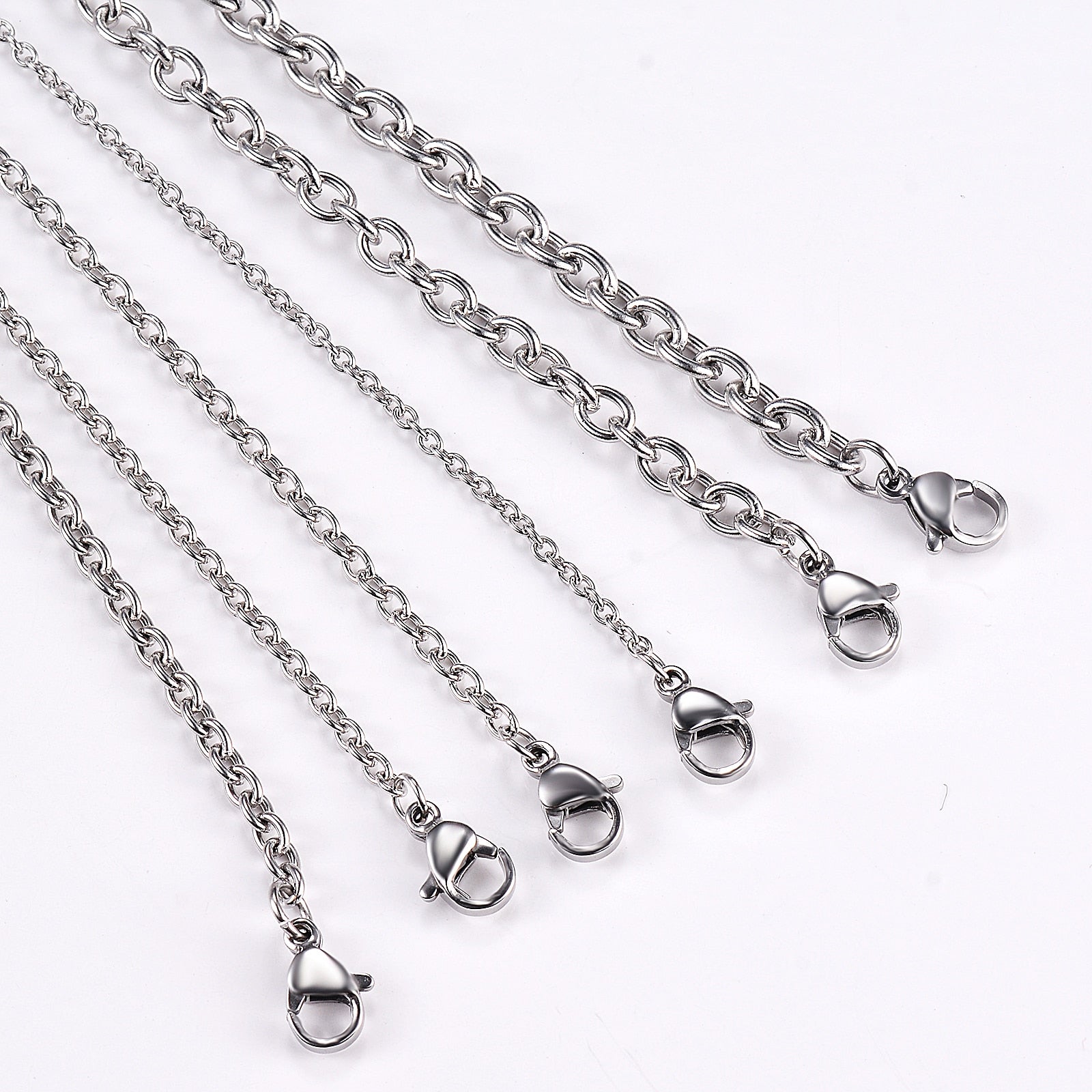 Alice Stainless Steel Cross O Chain Necklace