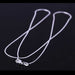 Silver Sterling Snake Chain Necklace/2-Necklace-Kirijewels.com-16 inchs-Silver-Kirijewels.com