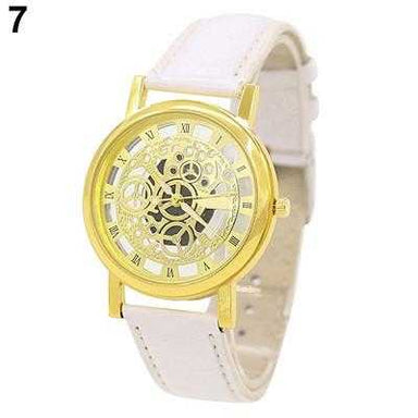 Free Skeleton Sports Dress WristWatch-Watch-Kirijewels.com-Black S White D-Kirijewels.com