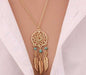 Free Retro Tassels Feather Pendant Necklace-Necklace-Kirijewels.com-F-Kirijewels.com