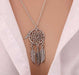 Free Retro Tassels Feather Pendant Necklace-Necklace-Kirijewels.com-B-Kirijewels.com