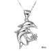 Free Dolphin Necklace-Necklace-Kirijewels.com-White-Kirijewels.com